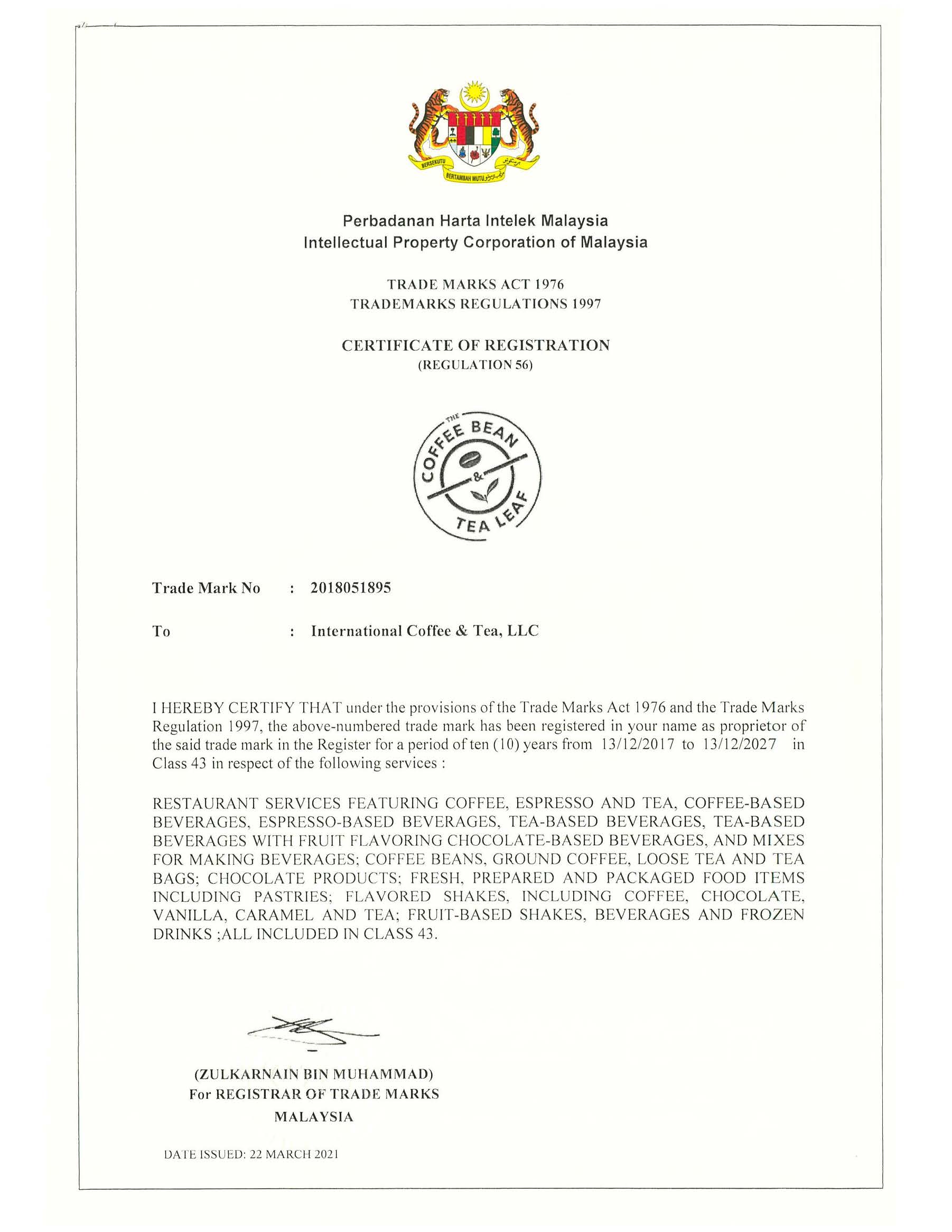 The Coffee Bean & Tea Leaf